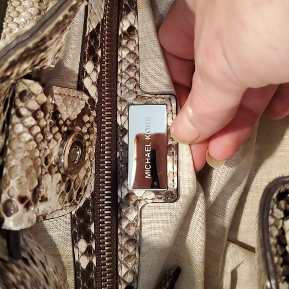 Michael Kors Collection real python Rehearsal bag - Picture 12 of 14